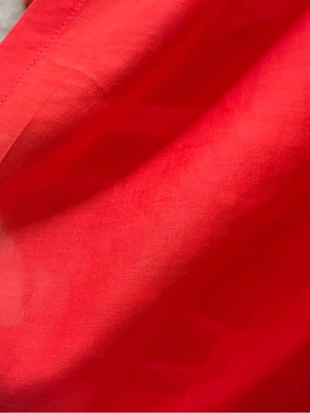 Brooks Brothers Vibrant Orange-Red Midi Button-Front Skirt -EUC - Picture 9 of 11